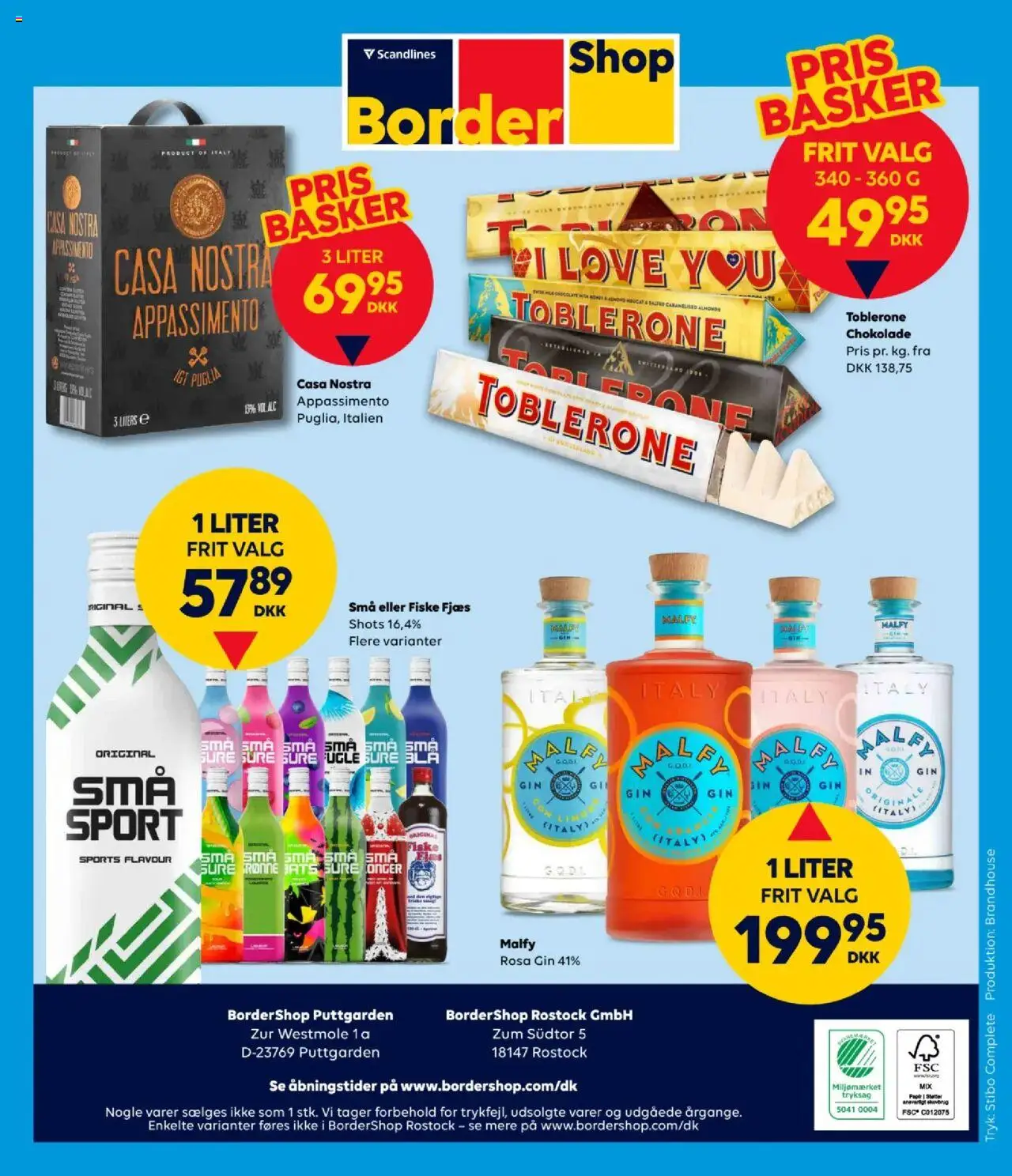 Bordershop Tilbudsavis gyldig fra 13.08.2025 | Side: 20 | Produkter: Chokolade, Gin, Søm