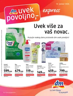 DM Drogerie ekspres katalog - pregled DM Drogerie kataloga - važi od 16.01.2026