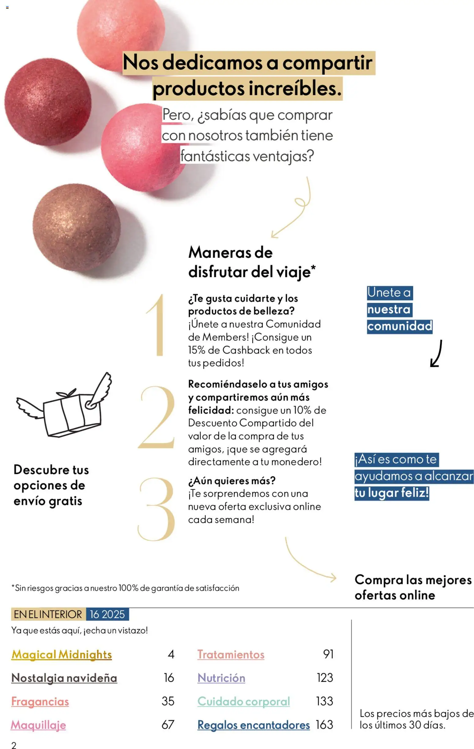 Oriflame - Catálogo Campaña 16 │ válido desde el 19.11.2025 | Página: 2 | Productos: Maquillaje, Té