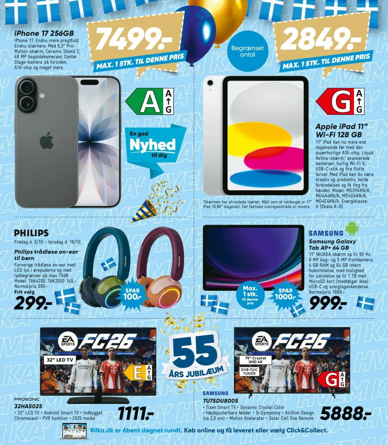 Bilka tilbudsavis – gyldig fra 03.10.2025 | Side: 19 | Produkter: RAM, Skærm, Smart TV, TV