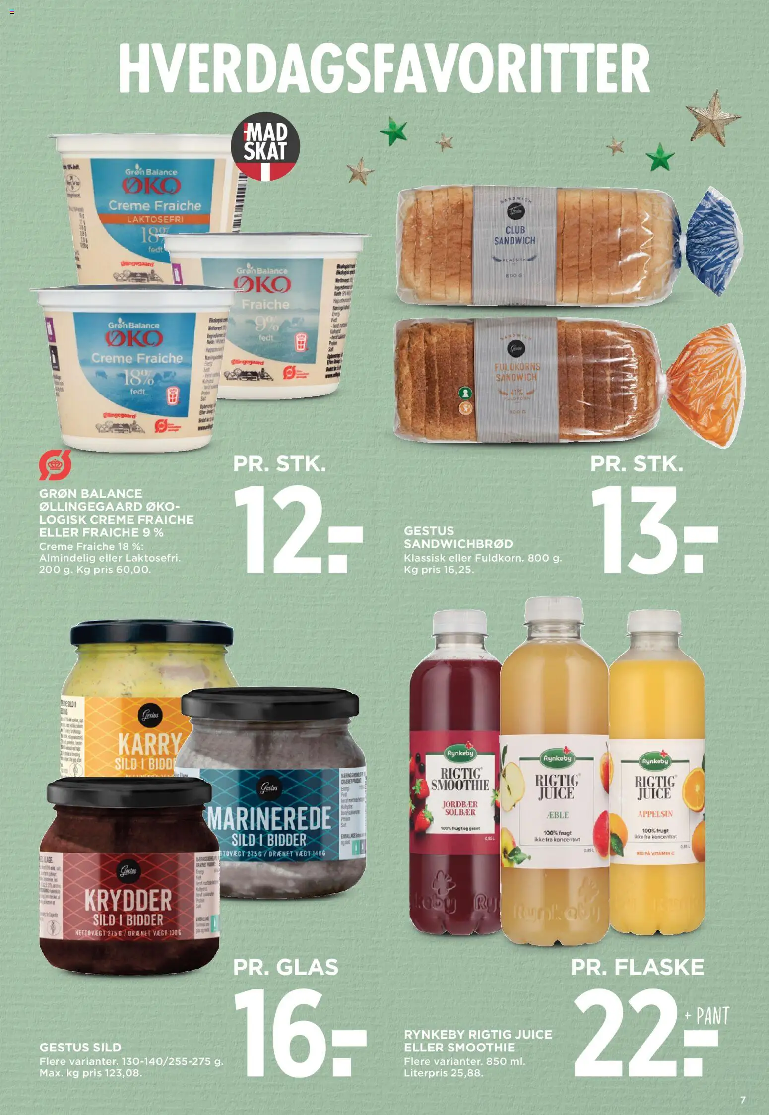 Meny tilbudsavis – gyldig fra 21.11.2025 | Side: 9 | Produkter: Karry, Jordbær, Sild, Smoothie