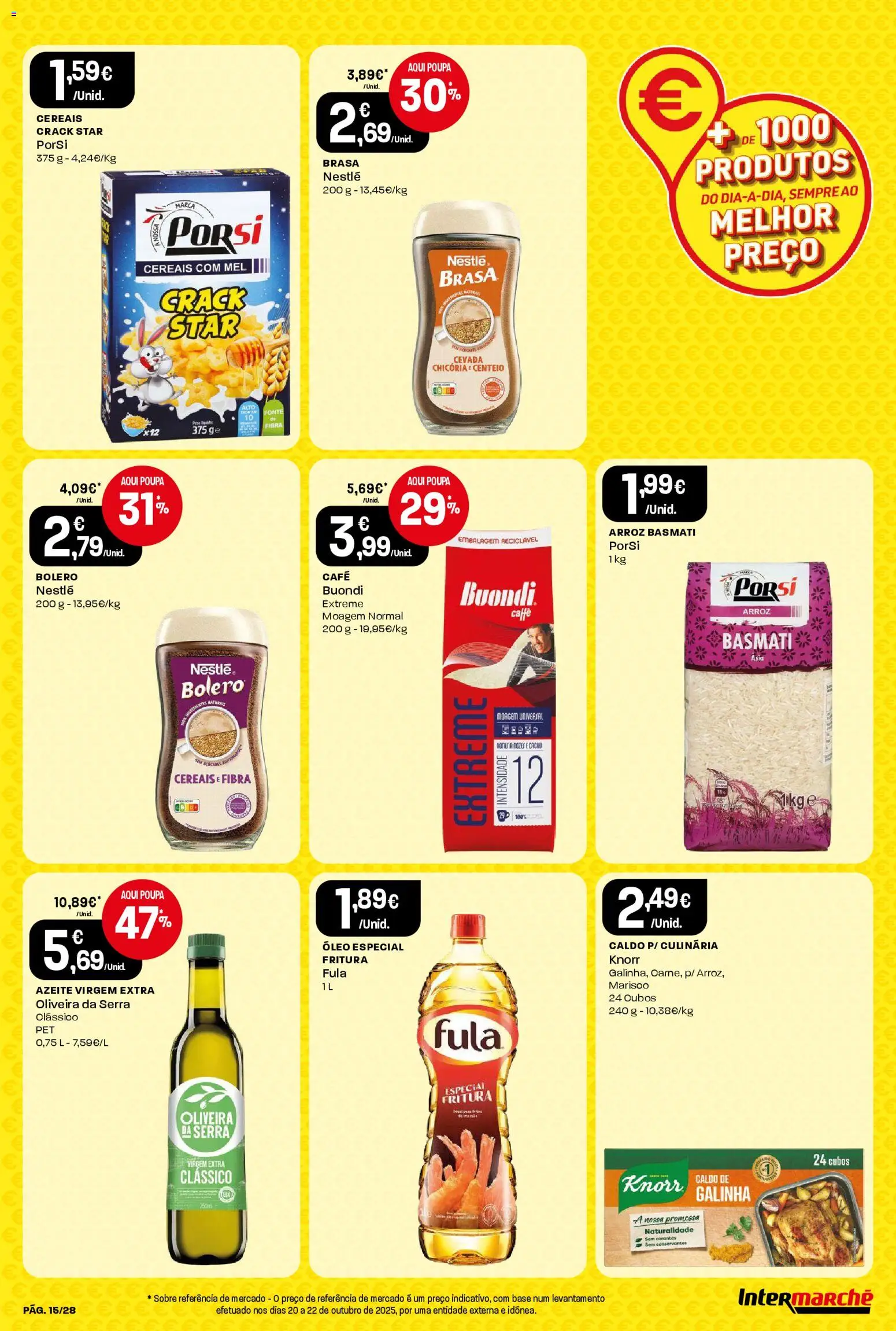 Intermarché Black Friday │ válido de 27.11.2025 | Página: 15 | Produtos: Base, Óleo, Café, Cereais