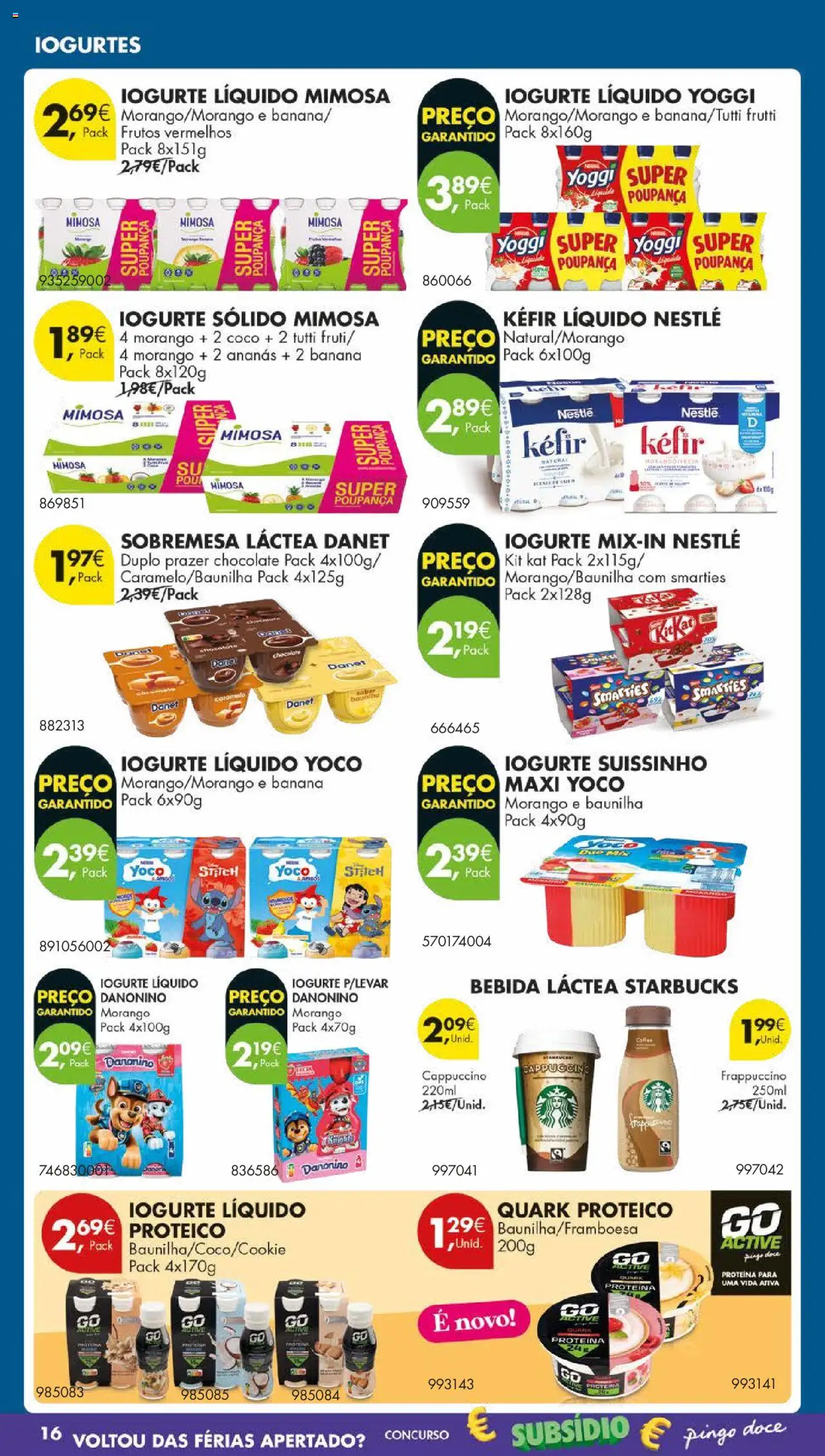 Pingo Doce folheto │ válido de 07.10.2025 | Página: 22 | Produtos: Iogurte, Nestlé, Chocolate, Bebida