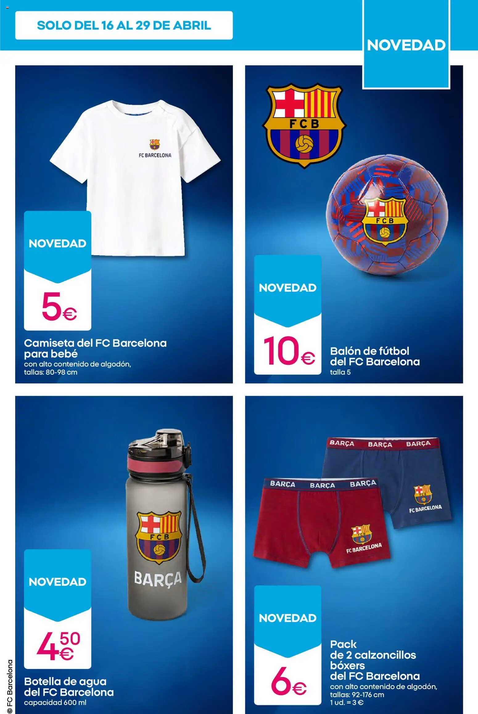 Pepco folleto │ válido desde el 23.04.2026 | Página: 7 | Productos: Botella de agua, Boxers