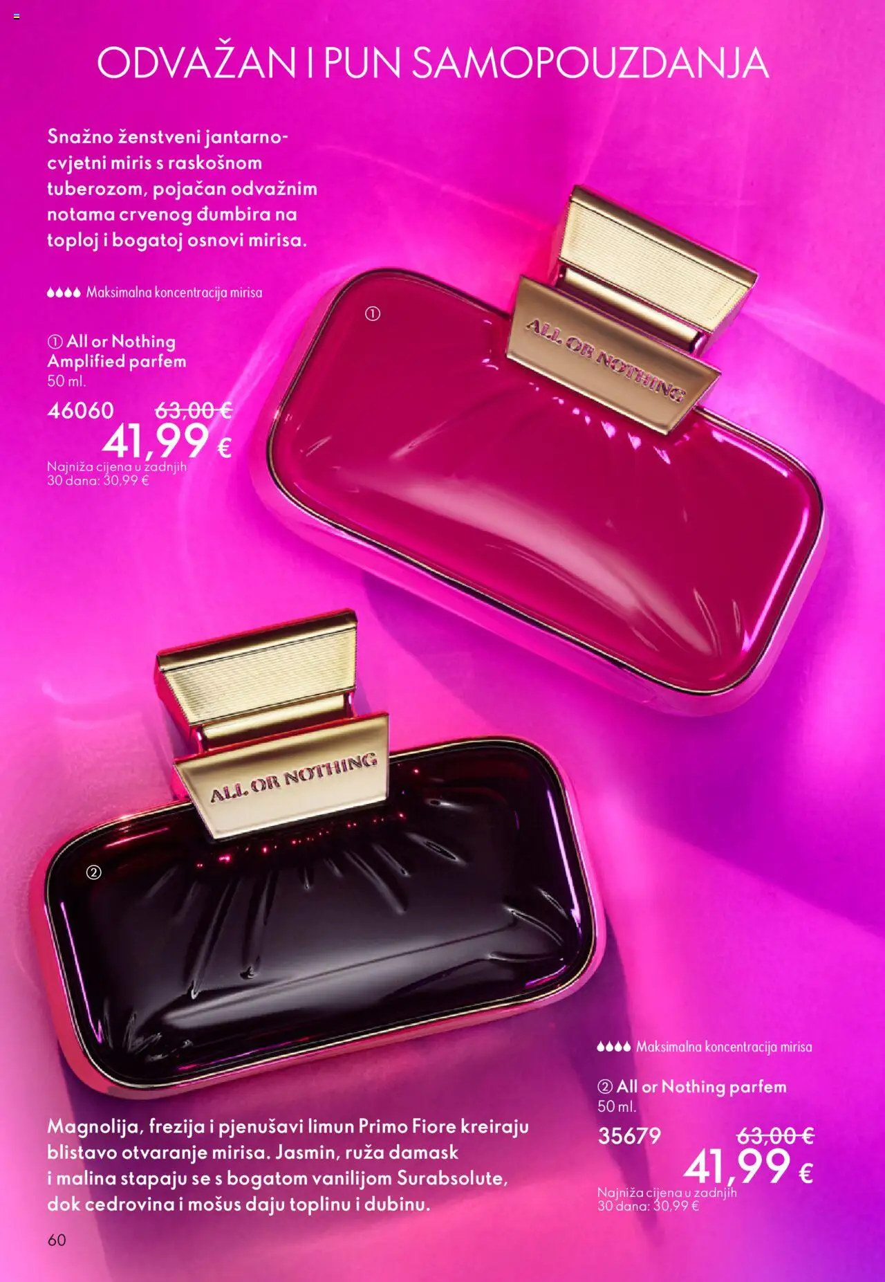 Oriflame katalog | vrijedi od 08.10.2025 | Stranica: 60 | Proizvodi: Parfem, Miris, Limun