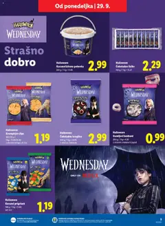 Lidl katalog akcije – veljaven od 08.10.2025 | Stran: 3 | Izdelki: Bonboni, Cips