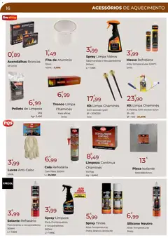 Pré-visualização E.Leclerc Especial Aquecimento Fafe válido de 20.10.2025 | Página: 16 | Produtos: Luvas, Limpa vidros, Massa