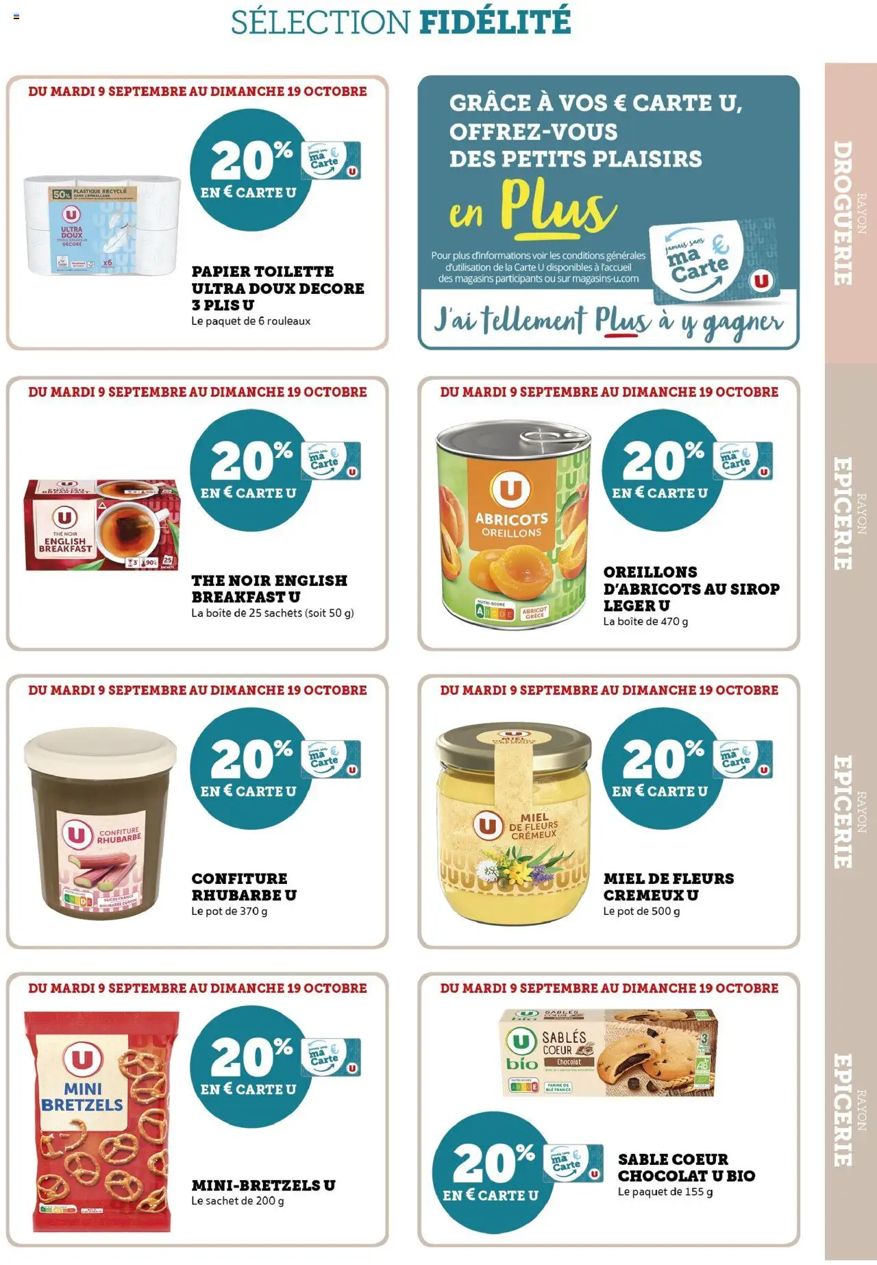  | Page: 7 | Produits: Papier toilette, Abricots, Chocolat, Thé