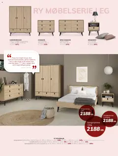 Daells Bolighus - Inspiration til soveværelset gyldig fra 11.09.2025 | Side: 3 | Produkter: Madras, Kommode, Sengebord, Søm