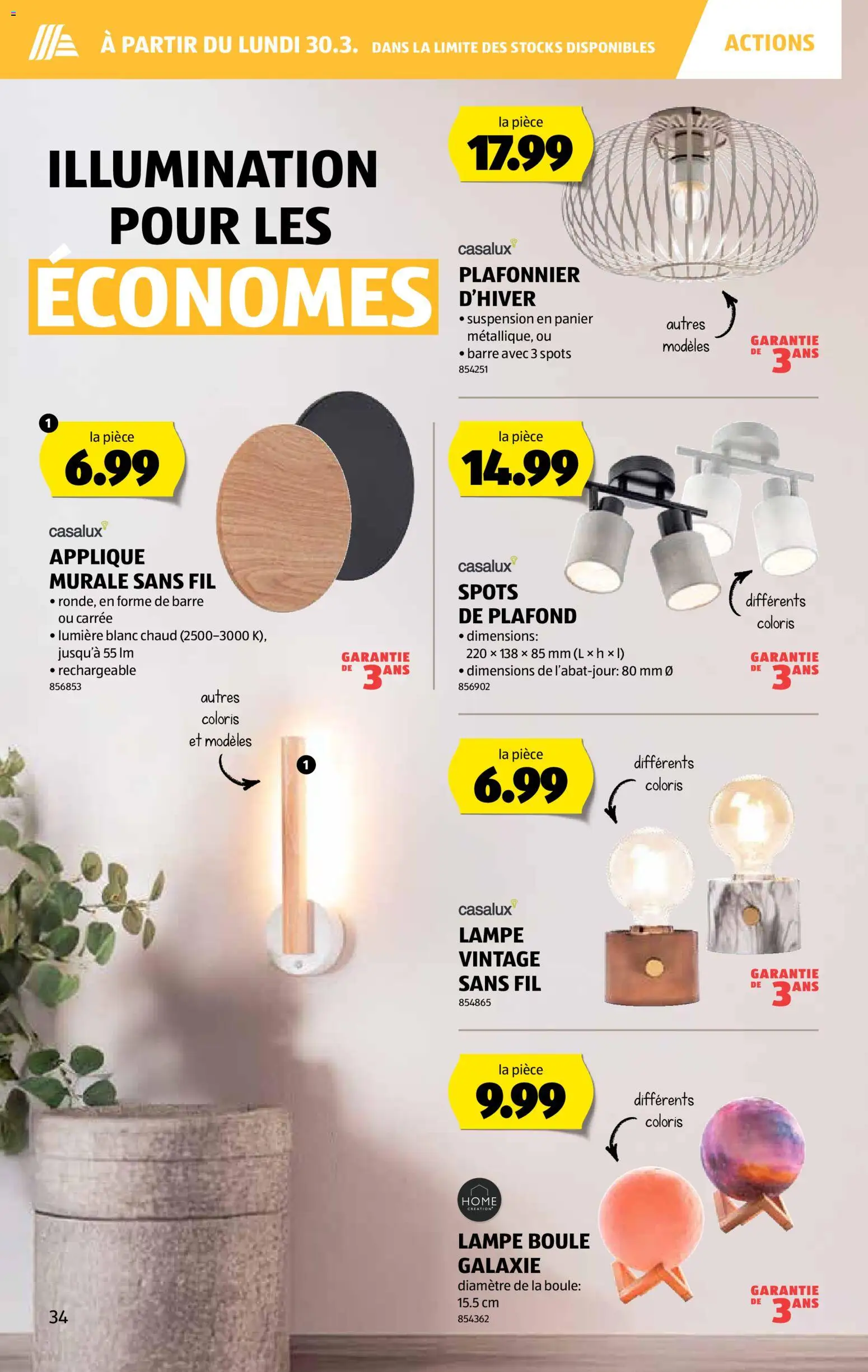 Aldi aktionen FR – gültig ab 26.03.2026 | Seite: 35 | Produkte: Lampe