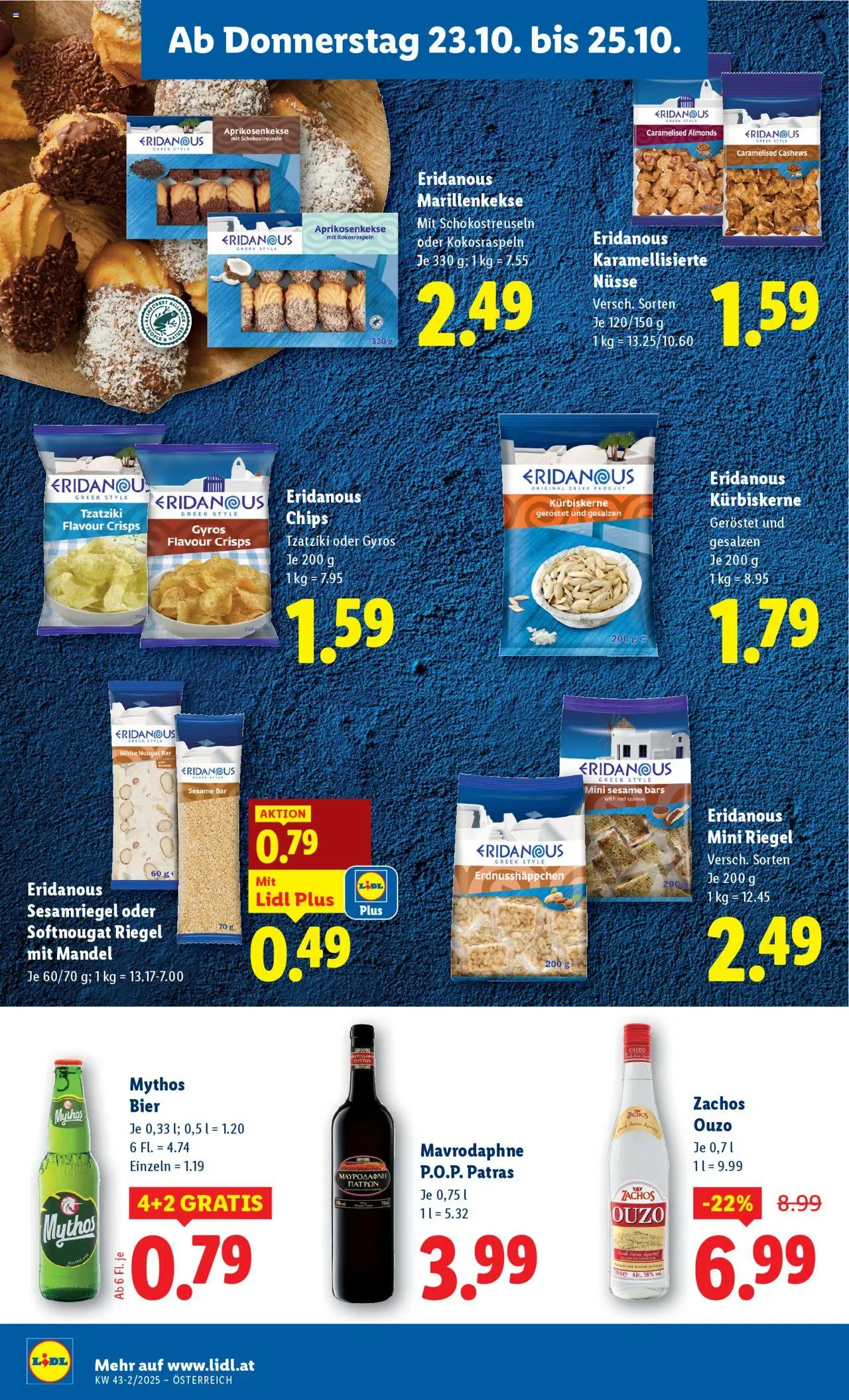 Lidl Flugblatt - Oberpullendorf, Güssing, Oberwart gültig ab 23.10.2025 | Seite: 18 | Produkte: Chips, Nüsse, Bier