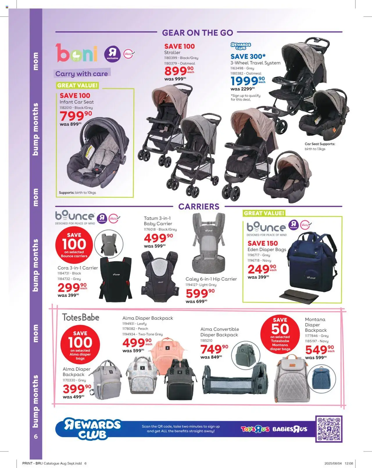 Babies R Us Specials │ valid from 21.08.2025 | Page: 6 | Products: Backpack, Light, Peach