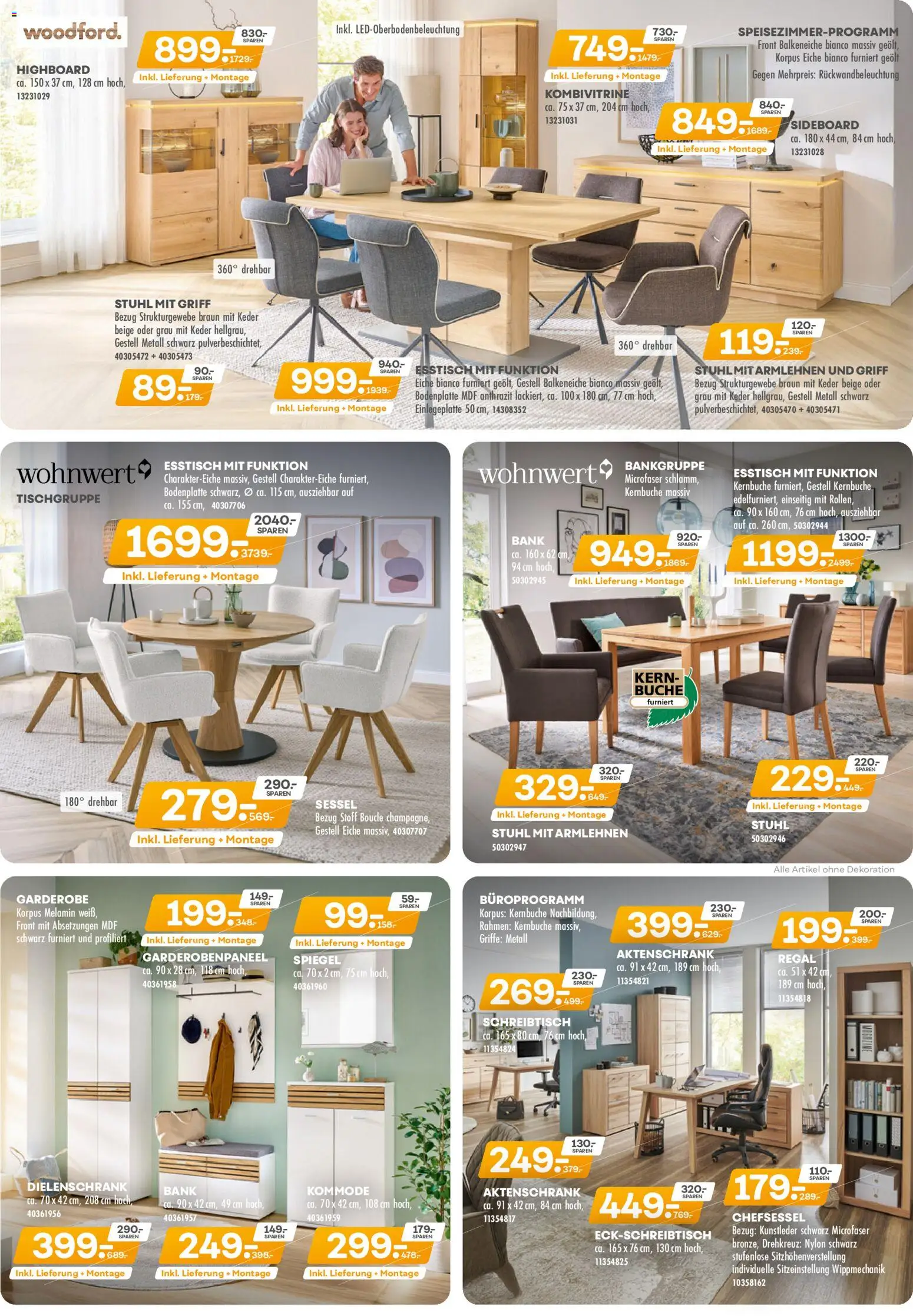 Möbel Kraft Herbst Spar Wochen – gültig ab 17.11.2025 | Seite: 5 | Produkte: Sideboard, HIghboard, Kommode, Stuhl