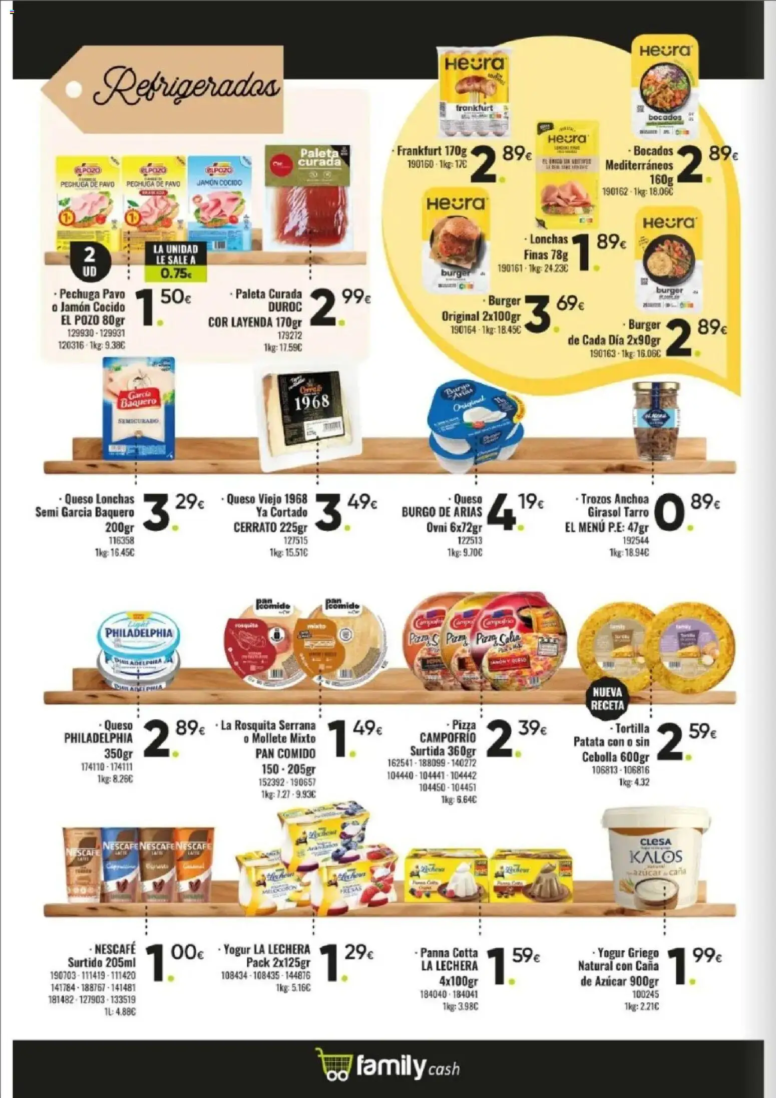 Family Cash folleto │ válido desde el 09.02.2026 | Página: 4 | Productos: Yogur, Jamón, Jamón cocido, Μαγειρική εστία