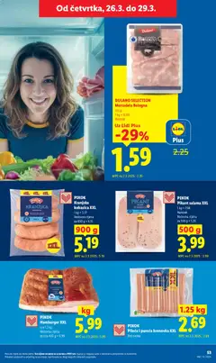 PIKOK Hamburger XXL, cca 1.2 kg - Pregled kataloga iz trgovine Lidl, vrijedi od 23.03.2026 | Stranica: 53