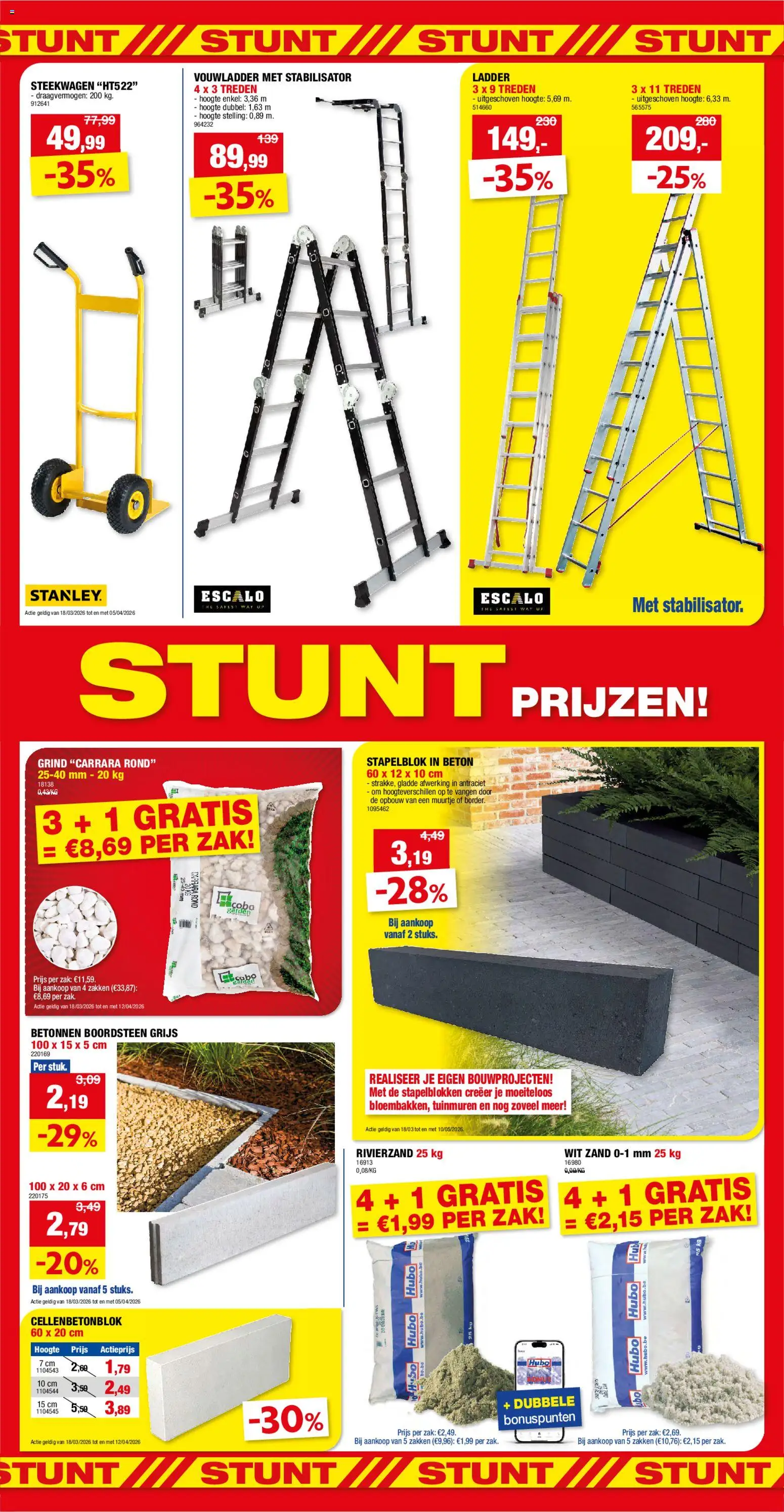 {H1} | Pagina: 7 | Producten: Zak, Ladder