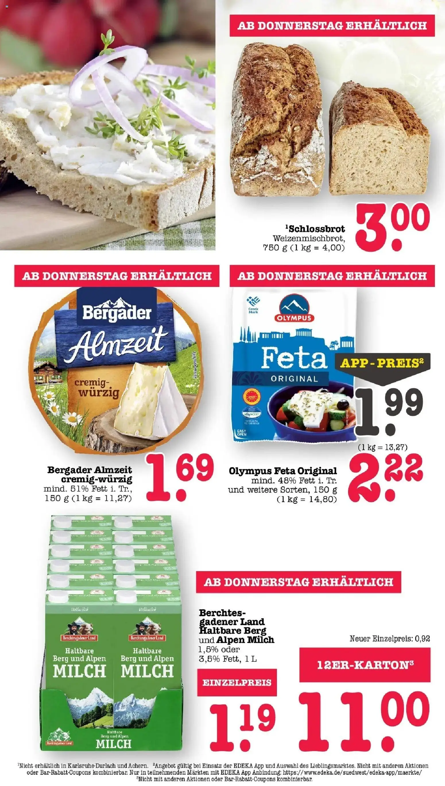 E center Prospekt Kuppenheim-Oberndorf	 – gültig ab 23.03.2026 | Seite: 73 | Produkte: Feta, Milch