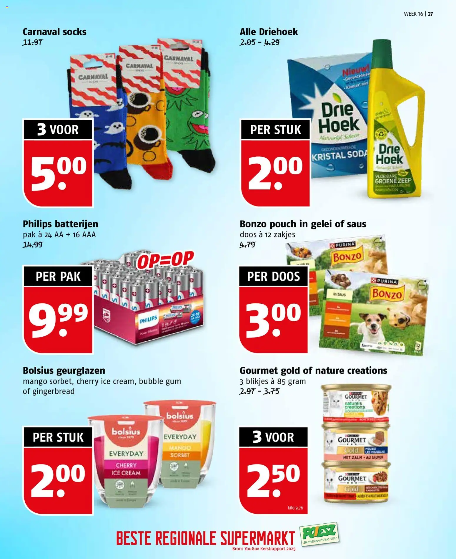 {H1} | Pagina: 27 | Producten: Gum, Batterijen, Mango, Zeep