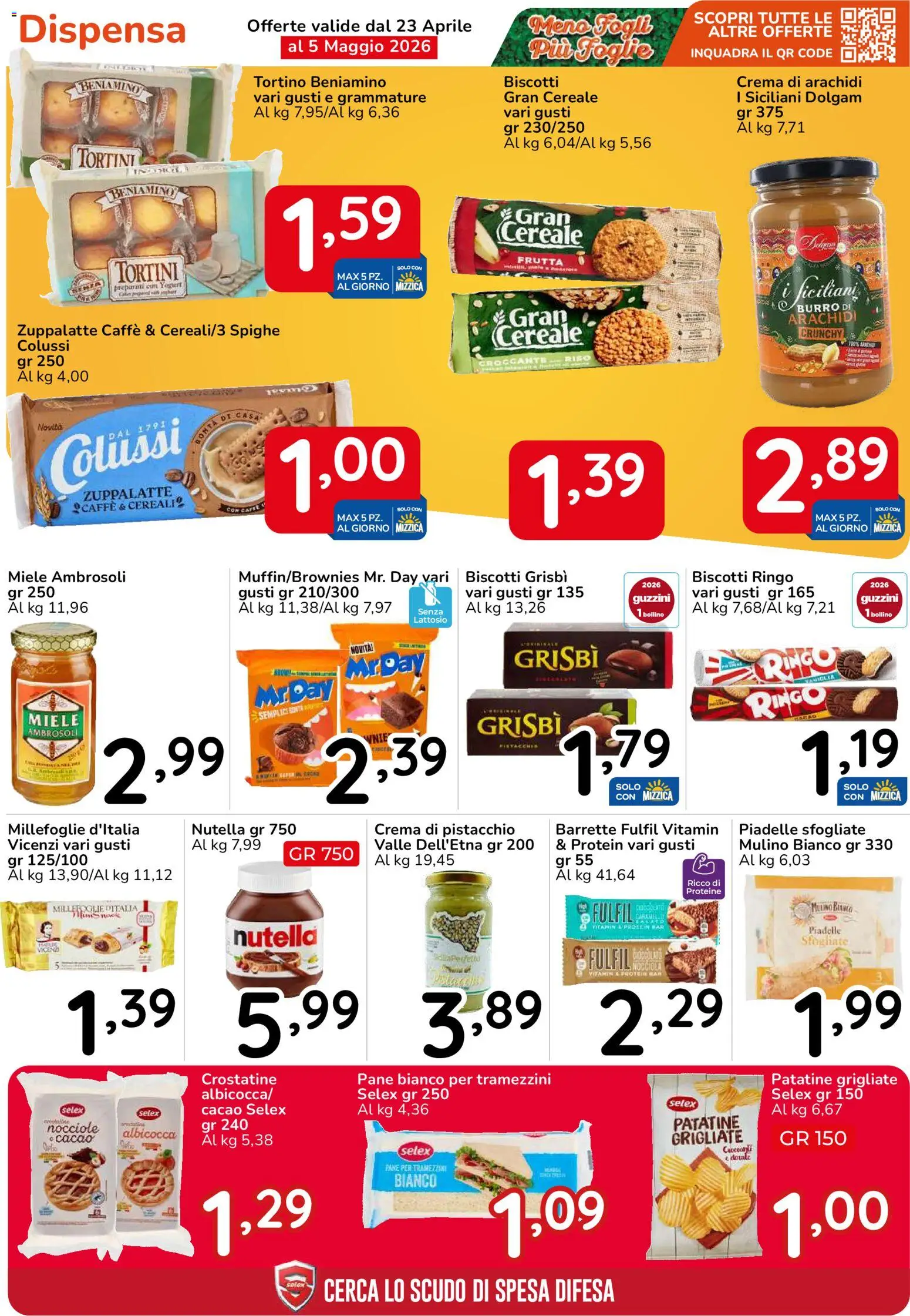 Volantino Famila del 23.04.2026 | Pagina: 30 | Prodotti: Caffè, Crostatine, Arachidi, Cacao