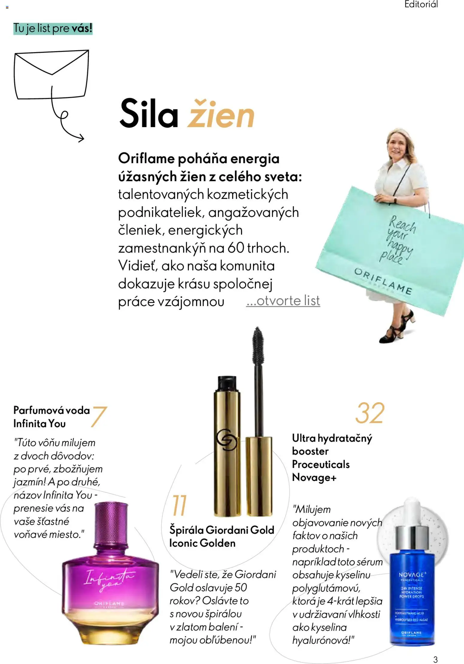 Nové Oriflame akcie – leták je platný od 11.02.2026 | Strana: 3 | Produkty: Voda
