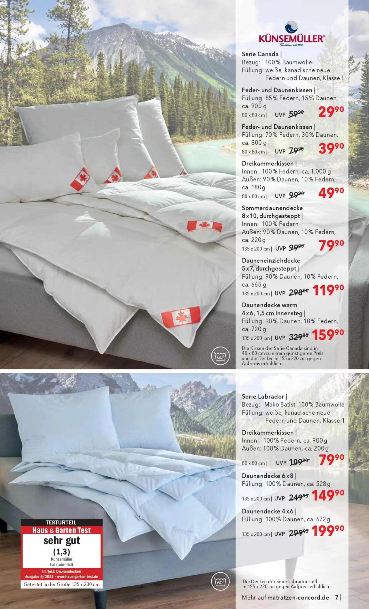 Matratzen Concord Prospekt 	 - gültig ab dem 27.08.2025 | Seite: 7 | Produkte: Kissen