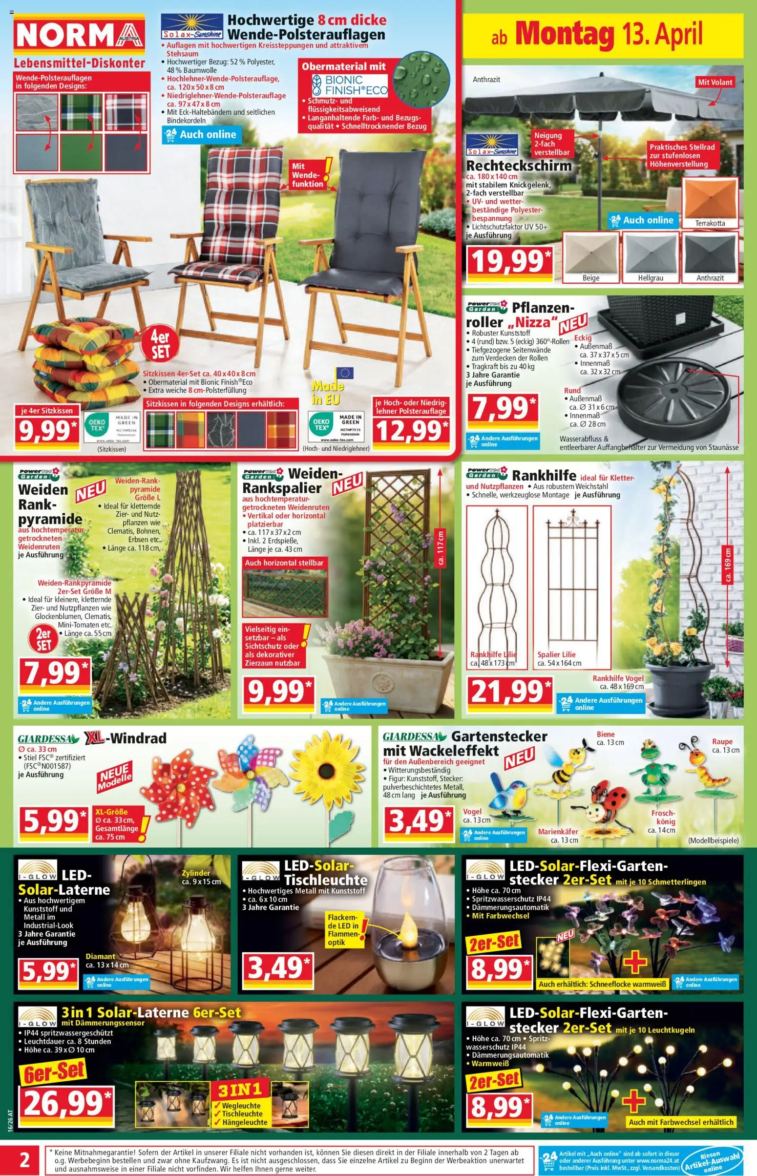 Norma Flugblatt gültig ab 13.04.2026 | Seite: 2 | Produkte: Erbsen