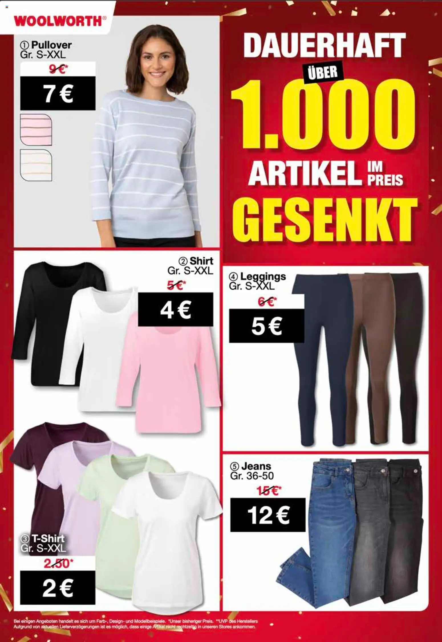 Woolworth Flugblatt gültig ab 30.01.2026 | Seite: 11 | Produkte: Pullover, Leggings, Jeans