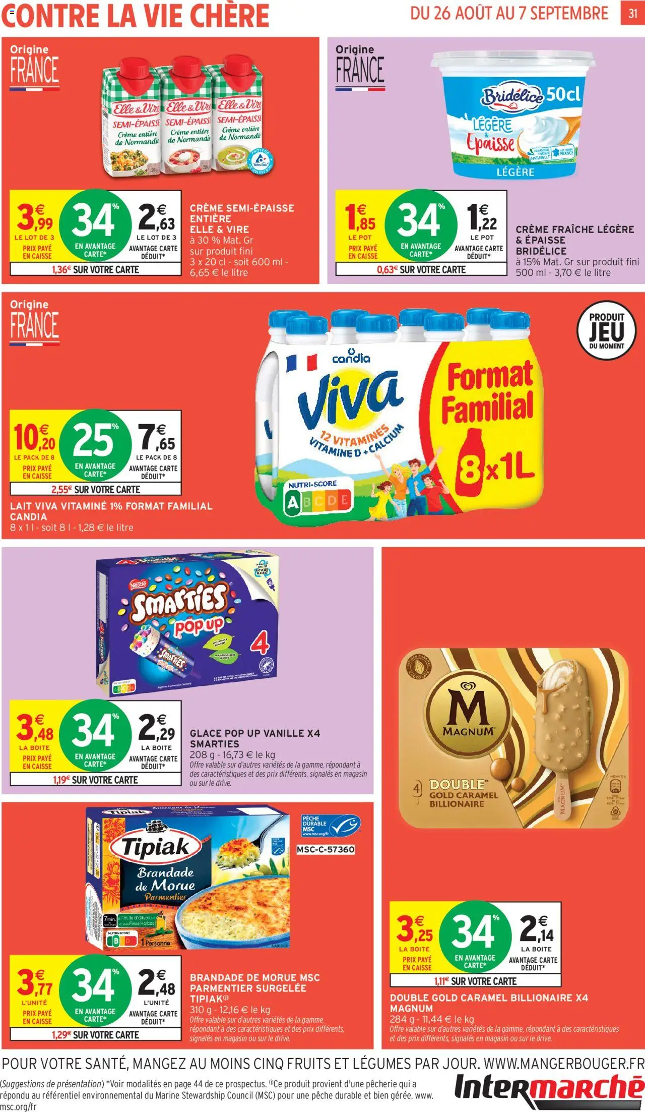  | Page: 31 | Produits: Pêche, Vin, Crème fraiche, Crème