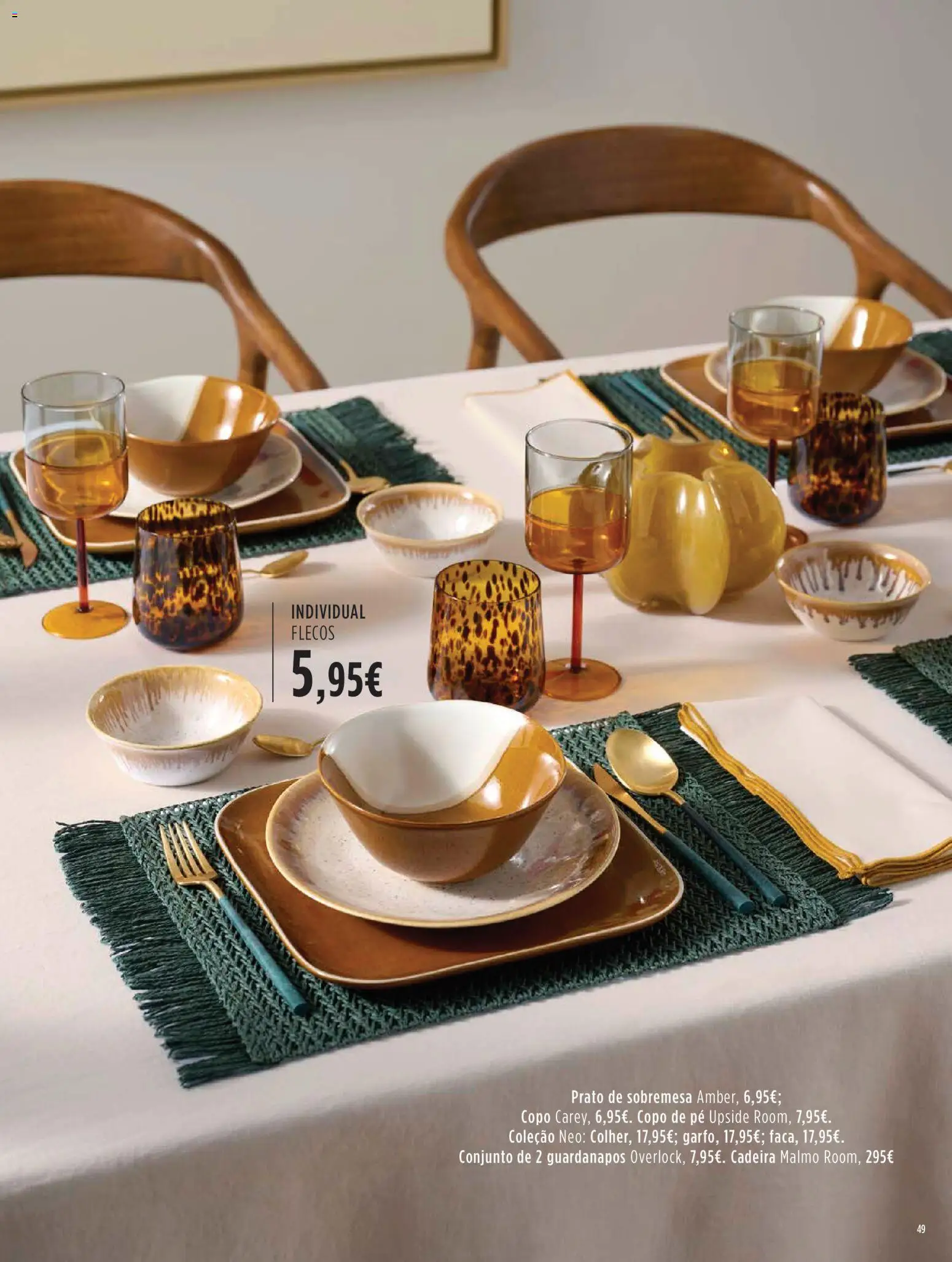 El Corte Ingles Decora │ válido de 23.10.2025 | Página: 49 | Produtos: Guardanapos, Cadeira