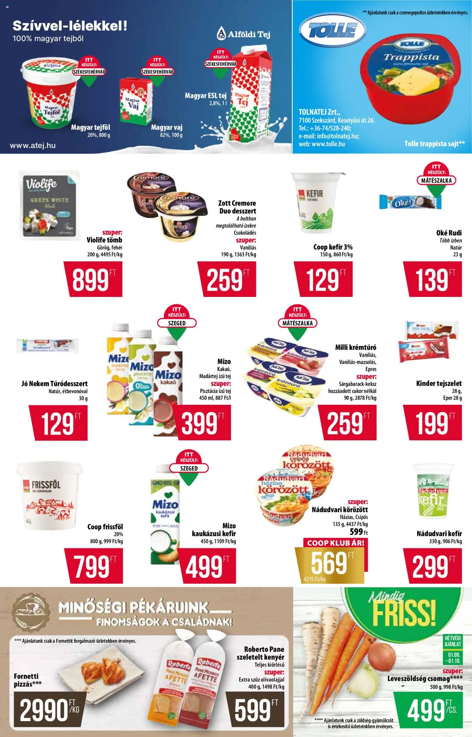 COOP akciós ujság - amely érvényes a következő dátumtól: 08.01.2026 | Oldal: 3 | Termékek: Körözött, Tej, Trappista sajt, Cukor