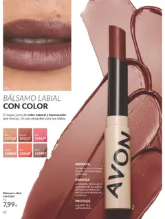 Bálsamo Labial con Color, El toque justo de color natural y favorecedor que buscas. Un lujo asequible para tus labios. │ válido desde el 01.09.2025 | Página: 62