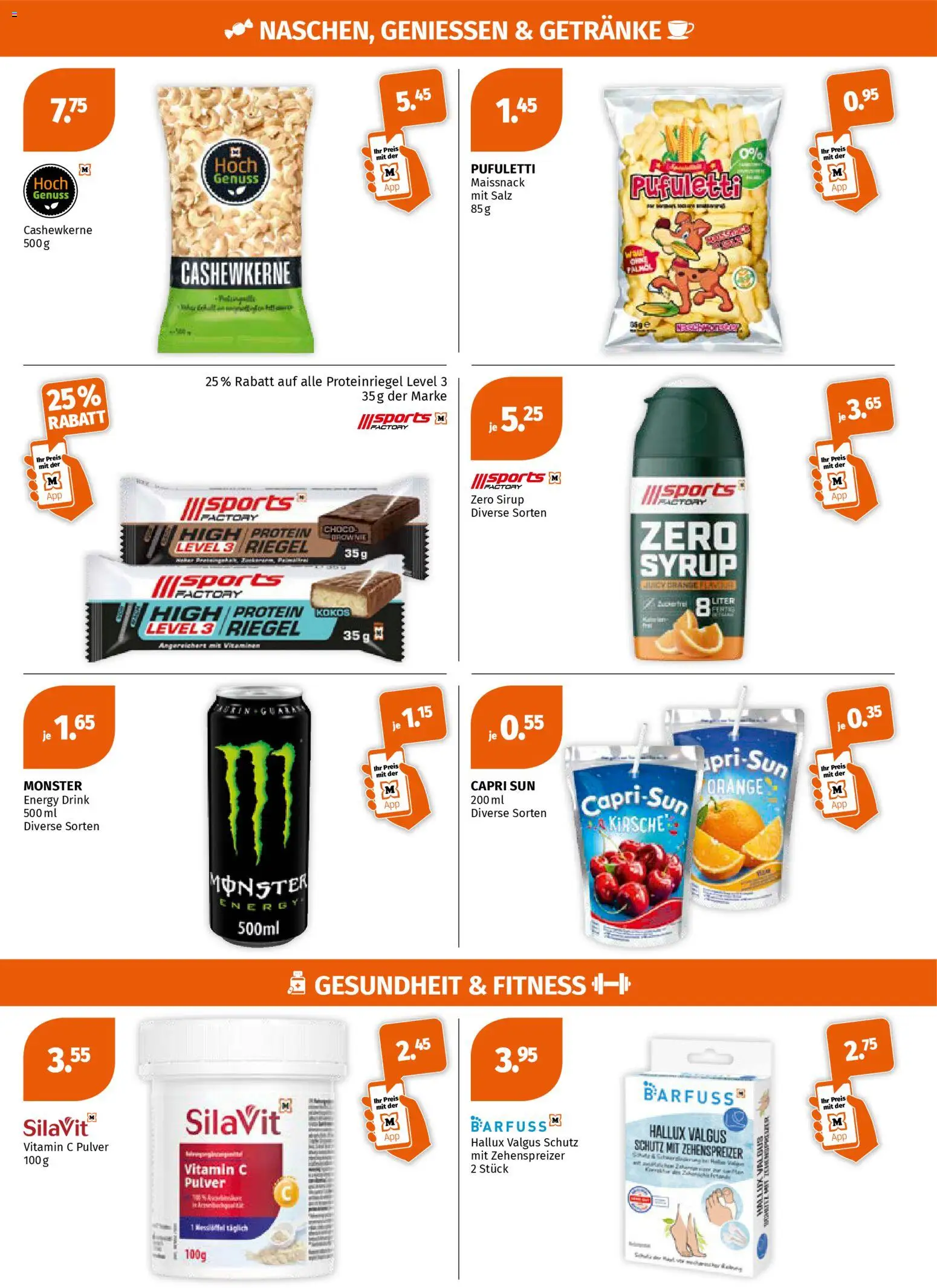 Müller aktionen – gültig ab 23.04.2026 | Seite: 7 | Produkte: Pulver, Sirup, Salz