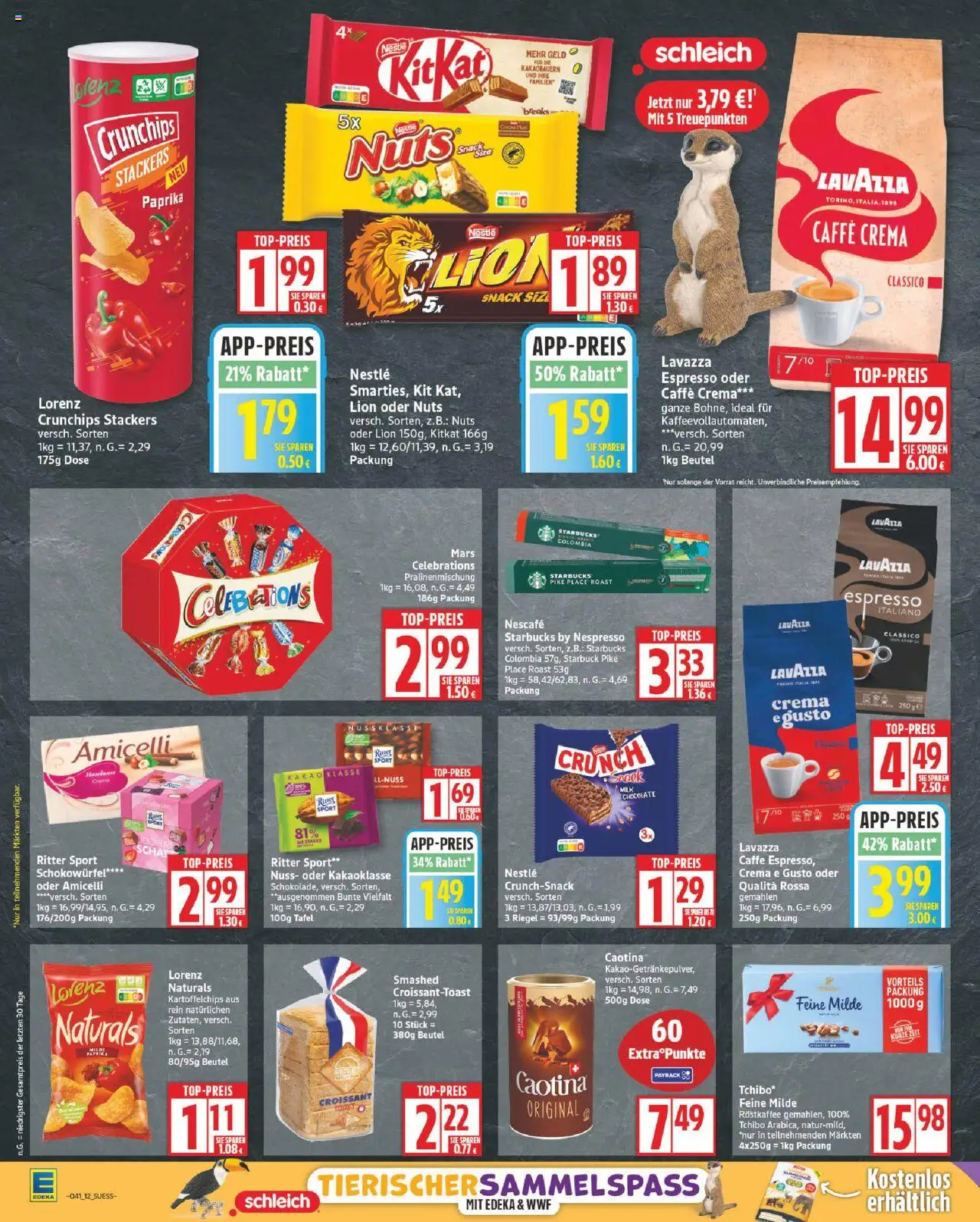 Edeka Prospekt 	 – gültig ab 06.10.2025 | Seite: 12 | Produkte: Lavazza, Starbucks, Celebrations, Mars