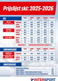 Intersport folder - Voorbeeld van een folder van Intersport, geldig van 29.12.2025