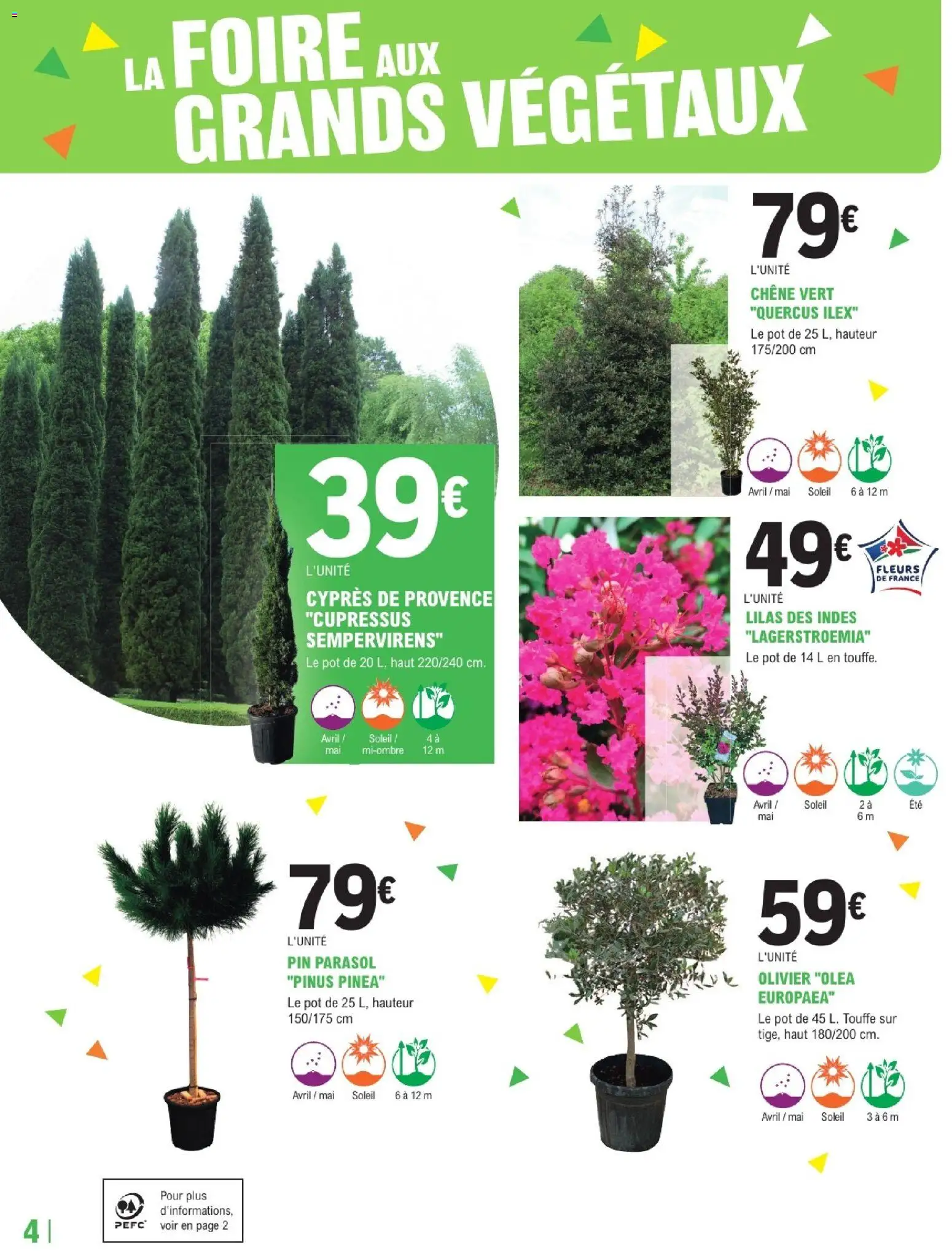 {H1} | Page: 4 | Produits: Olivier, Parasol