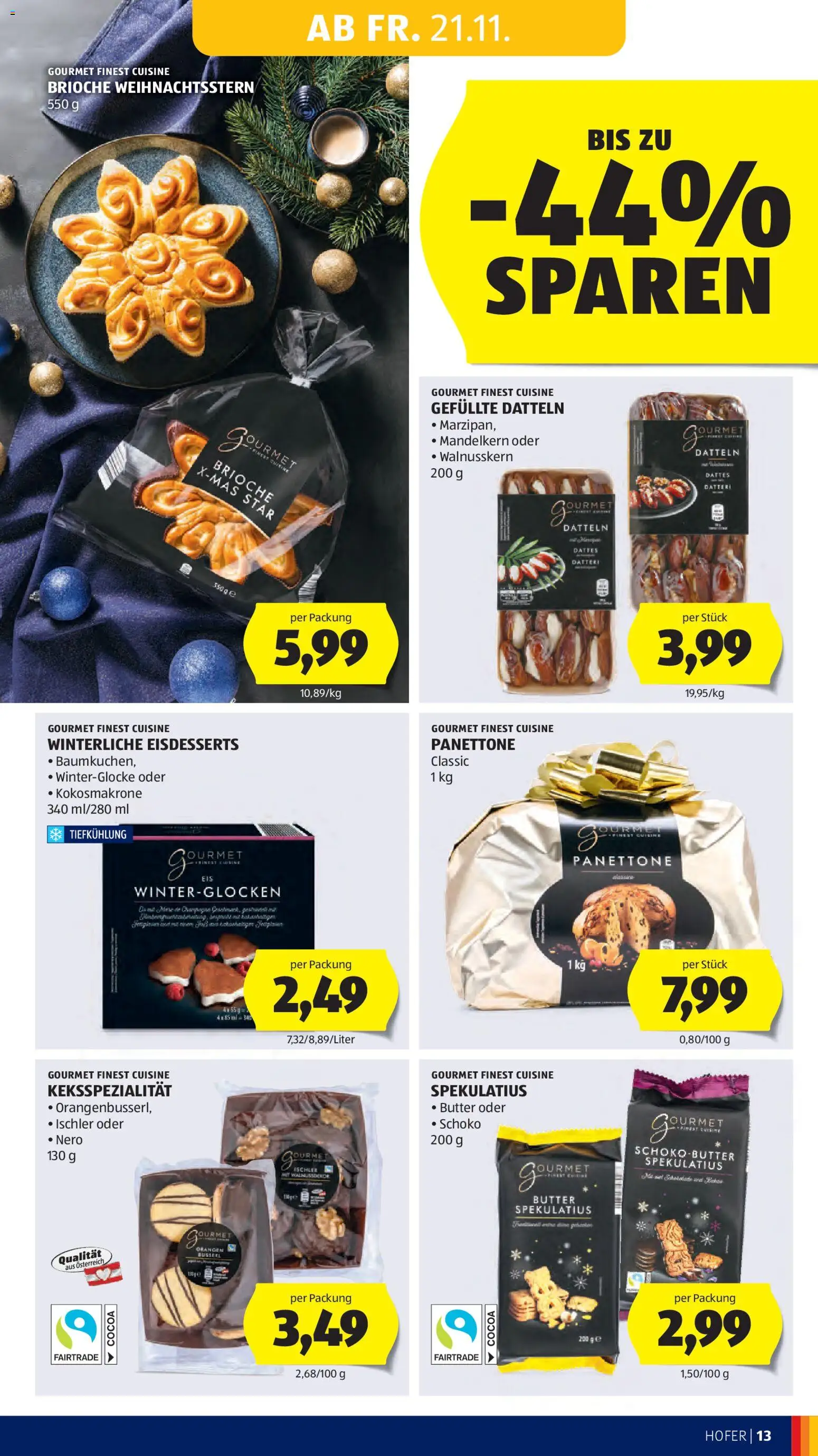Hofer - Black Friday gültig ab 21.11.2025 | Seite: 15 | Produkte: Butter, Orangen