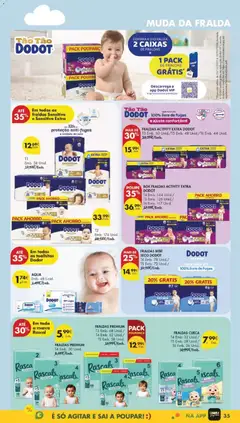 Pré-visualização Pingo Doce folheto válido de 06.01.2026 | Página: 39 | Produtos: Fraldas, Fraldas dodot