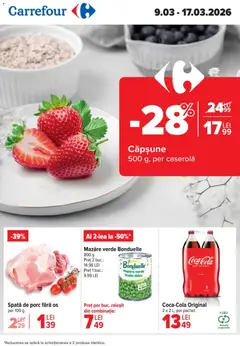 Ofertele Carrefour valabile de la 09.03.2026