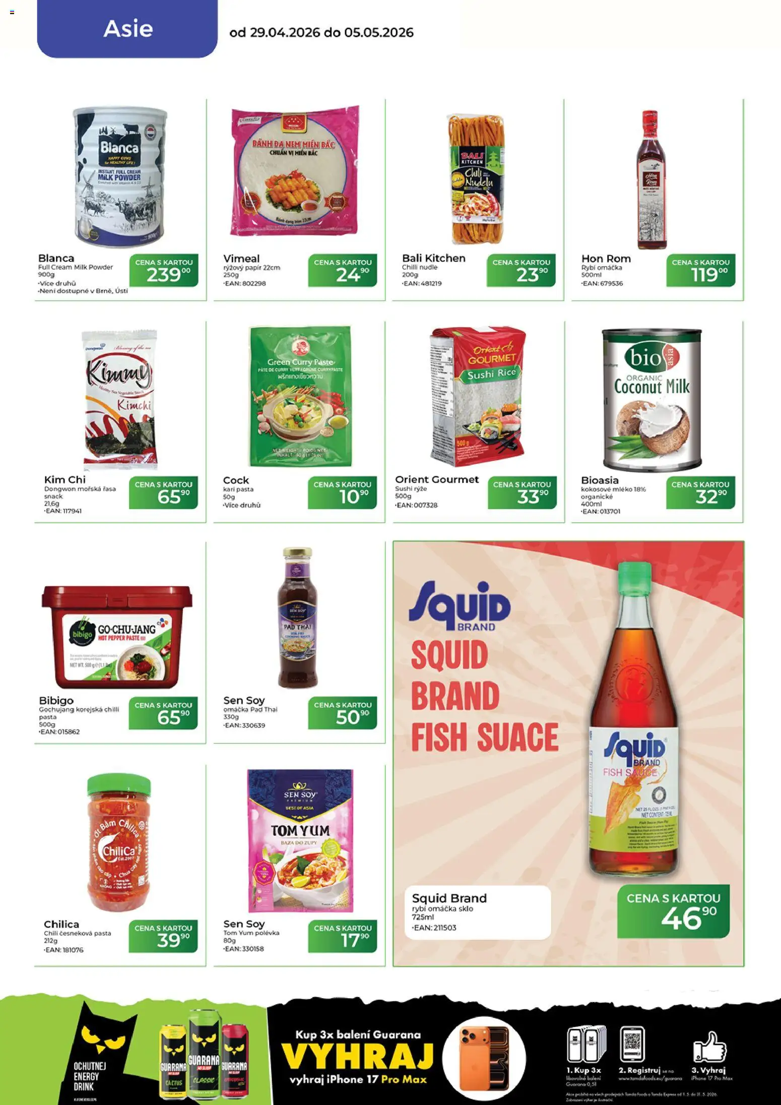 Tamda Foods leták od 29.04.2026 | Strana: 46 | Produkty: Rýžový papír, Gourmet, Mléko, Rýže