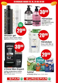 Forhåndsvisning av Shower gel Nobelo, black-/white edition, Shower gel Nobelo, black-/white edition, 500 ml gyldig fra 12.01.2026 | Side: 18