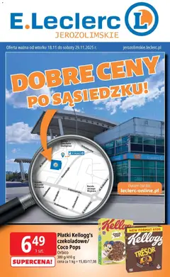 Pogląd oferty "E.Leclerc Gazetka - Warszawa Jerozolimskie" - ważna od 18.11.2025