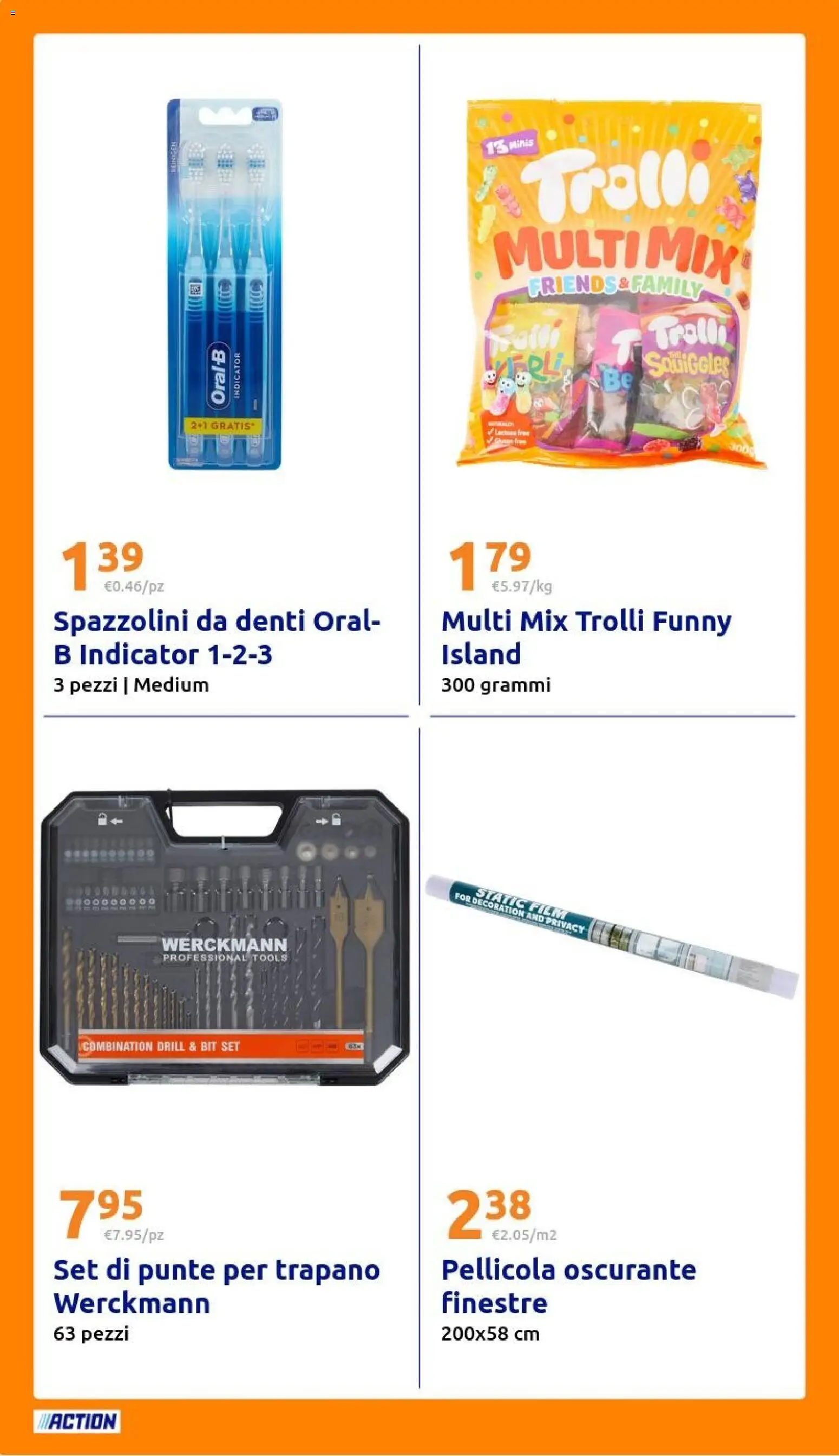 Volantino Action del 04.03.2026 | Pagina: 22 | Prodotti: Trapano, Pellicola