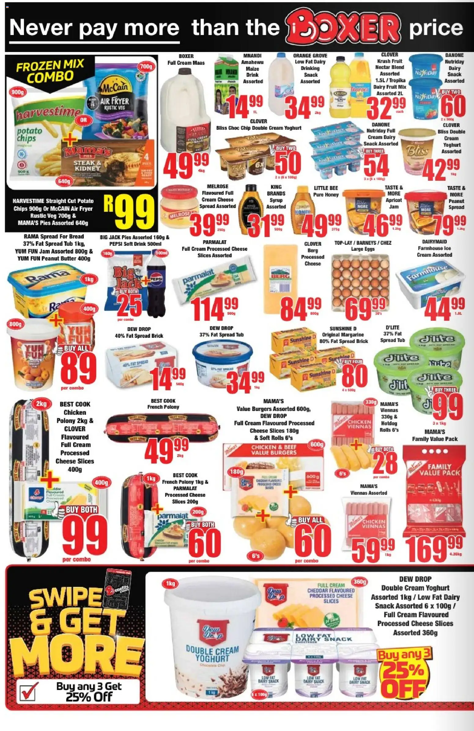New Boxer catalogue – valid from 05.01.2026 | Page: 4 | Products: Butter, Cheese, Bread, Cream
