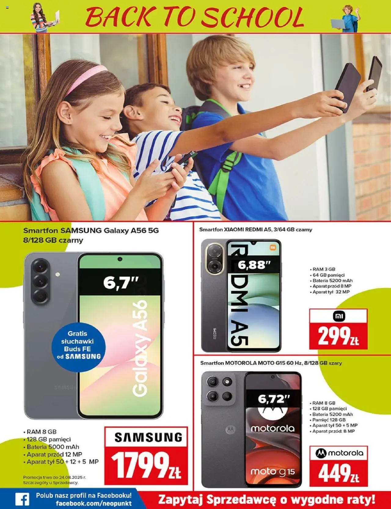 Neopunkt Gazetka od 18.08.2025 | Strona: 4 | Produkty: Smartfon, Słuchawki, Bateria