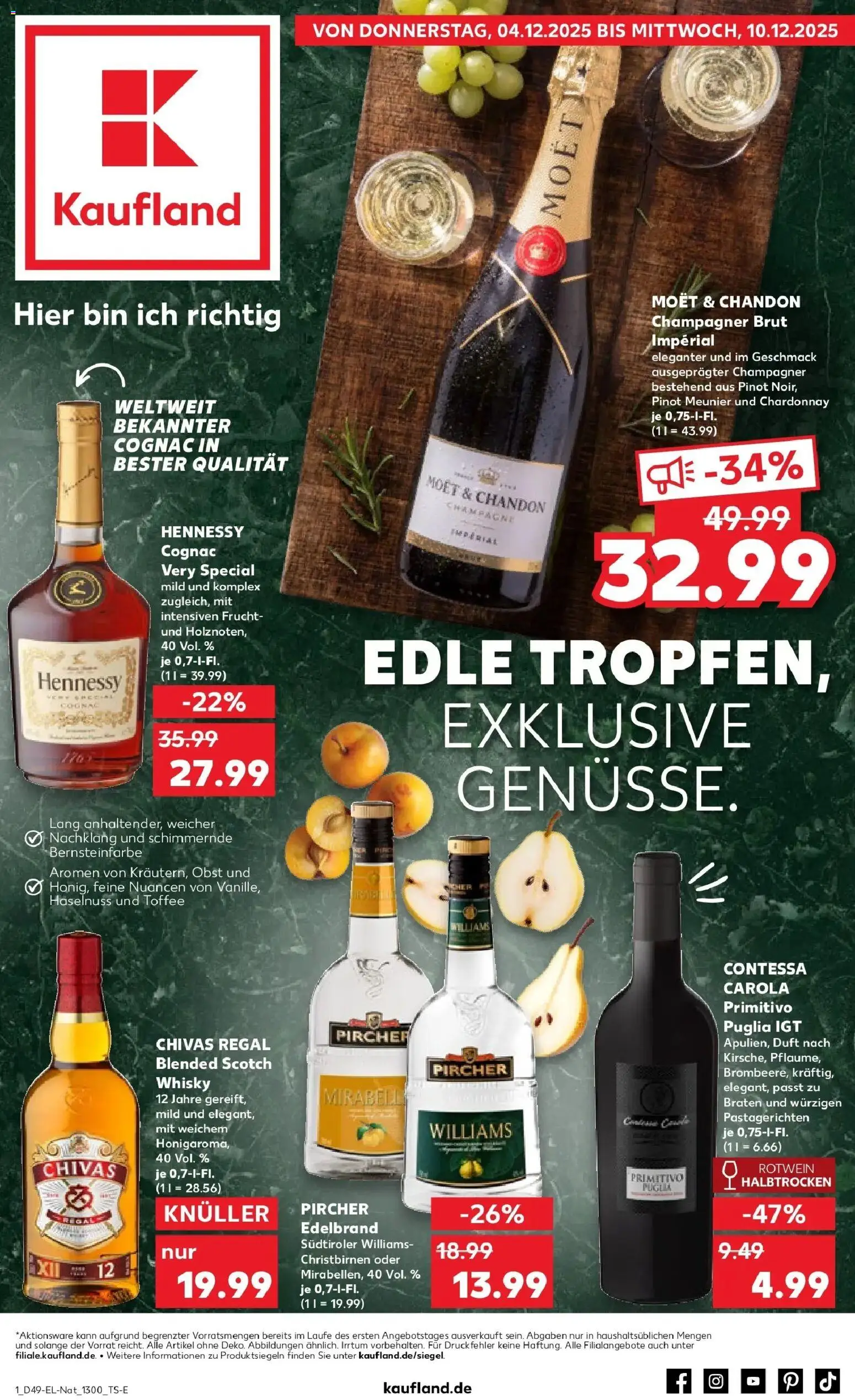 Kaufland prospekt Cloppenburg	 – gültig ab 08.12.2025 | Seite: 67 | Produkte: Whisky, Regal, Duft, Obst