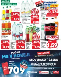 Kaufland leták platný od 16.04.2026 | Strana: 50 | Produkty: Čaj, Mattoni, Voda, Minerálna voda