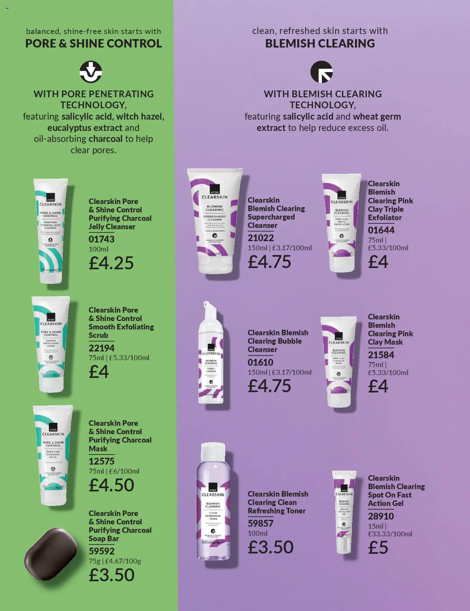 {H1} | Page: 123 | Products: Mask, Soap, Toner