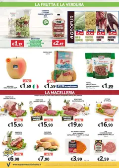 Anteprima del volantino Volantino Visotto	 valido a partire dal 22.10.2025 | Pagina: 2 | Prodotti: Misticanza, Frutta, Vitello, Hamburger