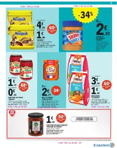 E.Leclerc - Prévisualisation de MIEL DE FRANCE "LUNE DE MIEL", Miel de fleurs pot en verre, Miel de fleurs doseur ou Miel crémeux pot en verre 250 g valide à partir de 03.03.2026 | Page: 3