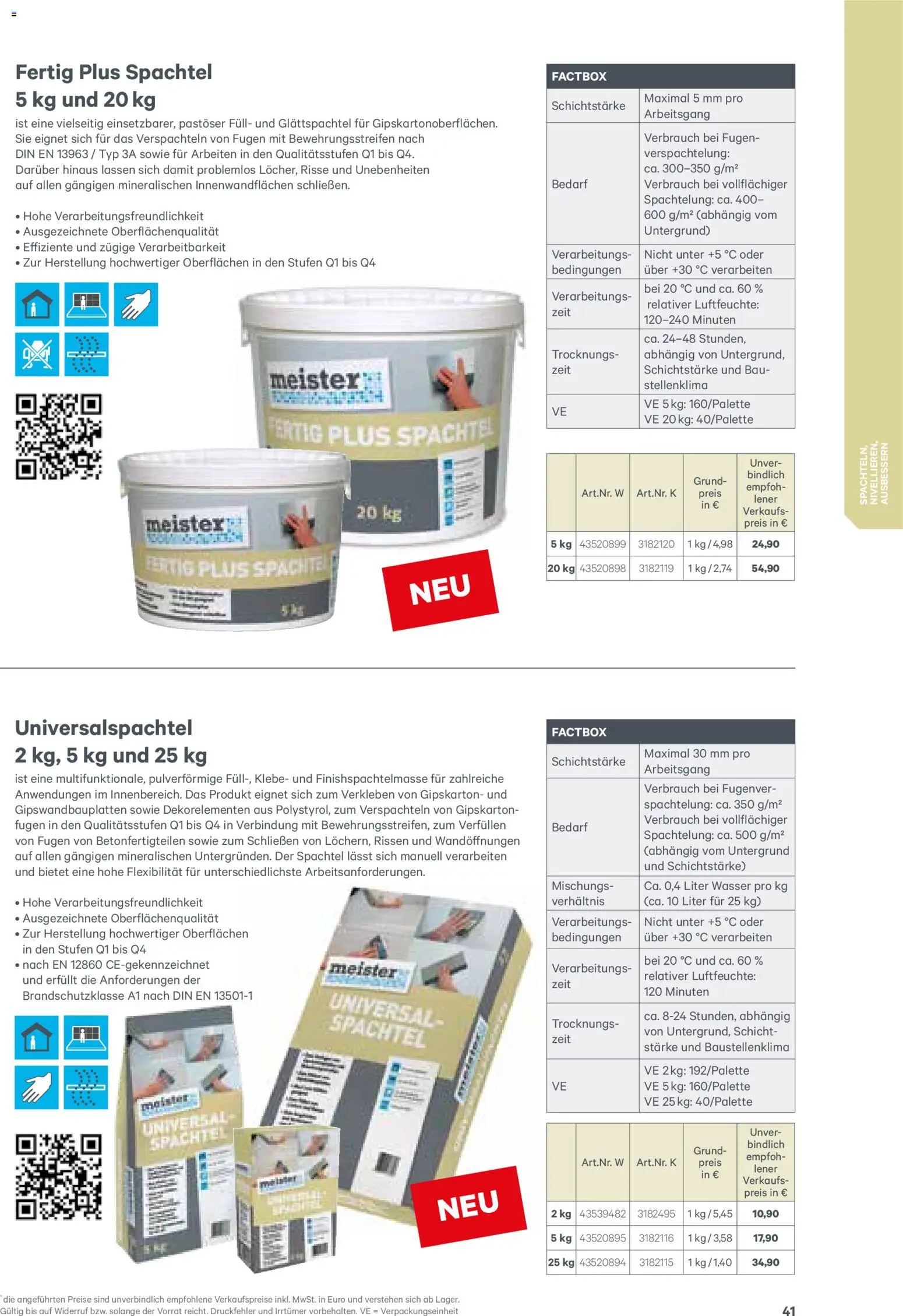 Lagerhaus  Meister Katalog 2026 gültig ab 02.01.2026 | Seite: 41 | Produkte: Wasser